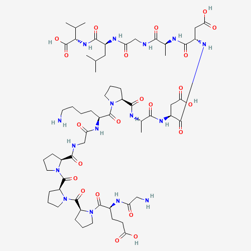 Chemical structure of BPC-157 5mg