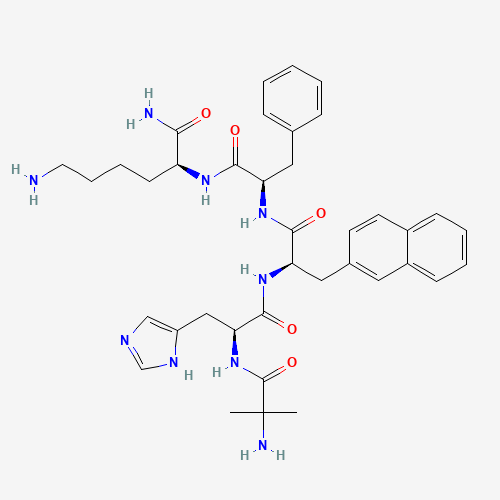 Chemical structure of Ipamorelin 10mg