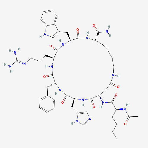 Chemical structure of Melanotan 2 10mg