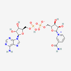 Chemical structure of NAD+ 500mg