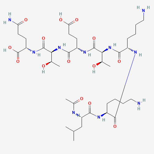 Chemical structure of TB-500 5mg